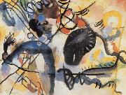 Wassily Kandinsky Fekete Folt oil